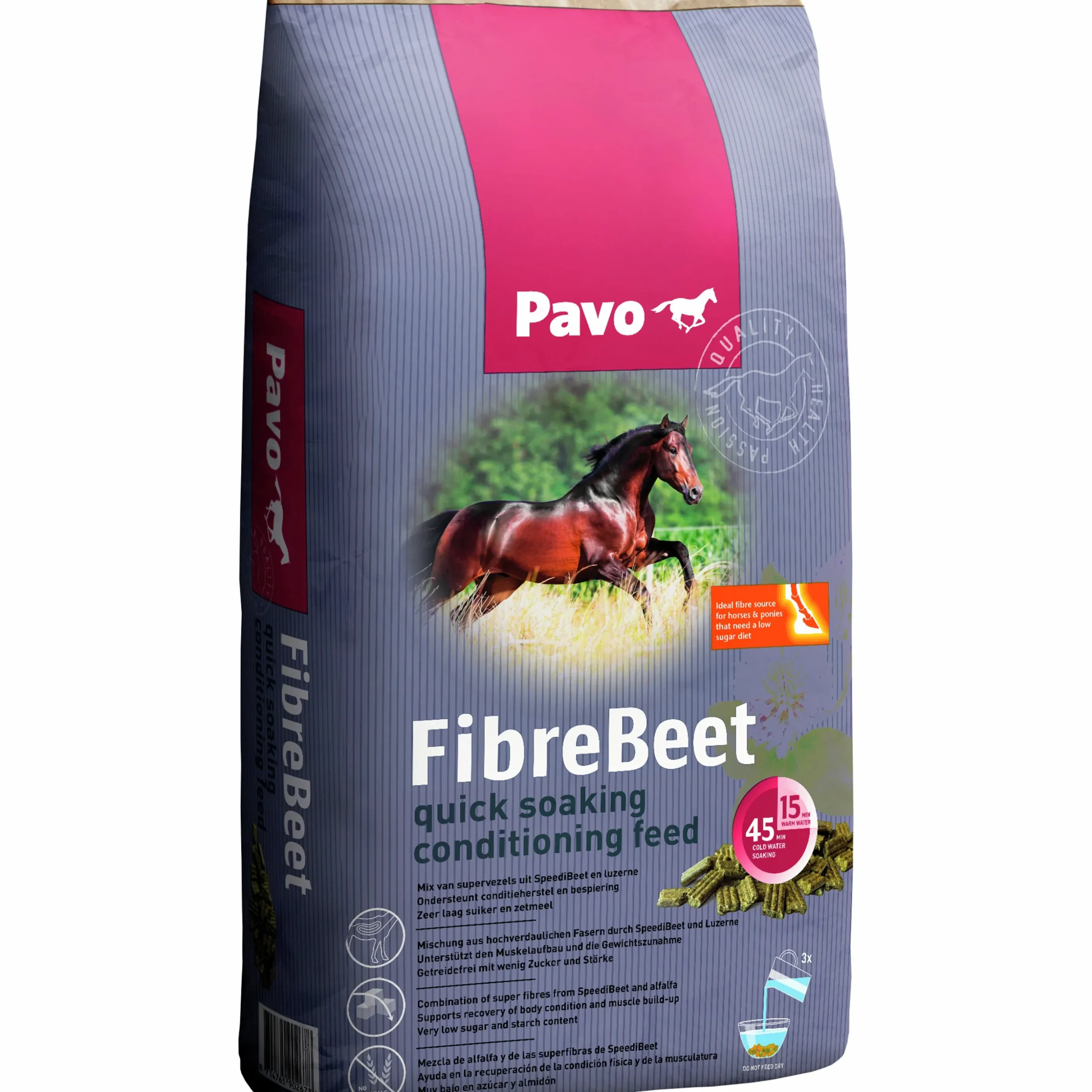 Hästfoder Pavo FibreBeet 15kg