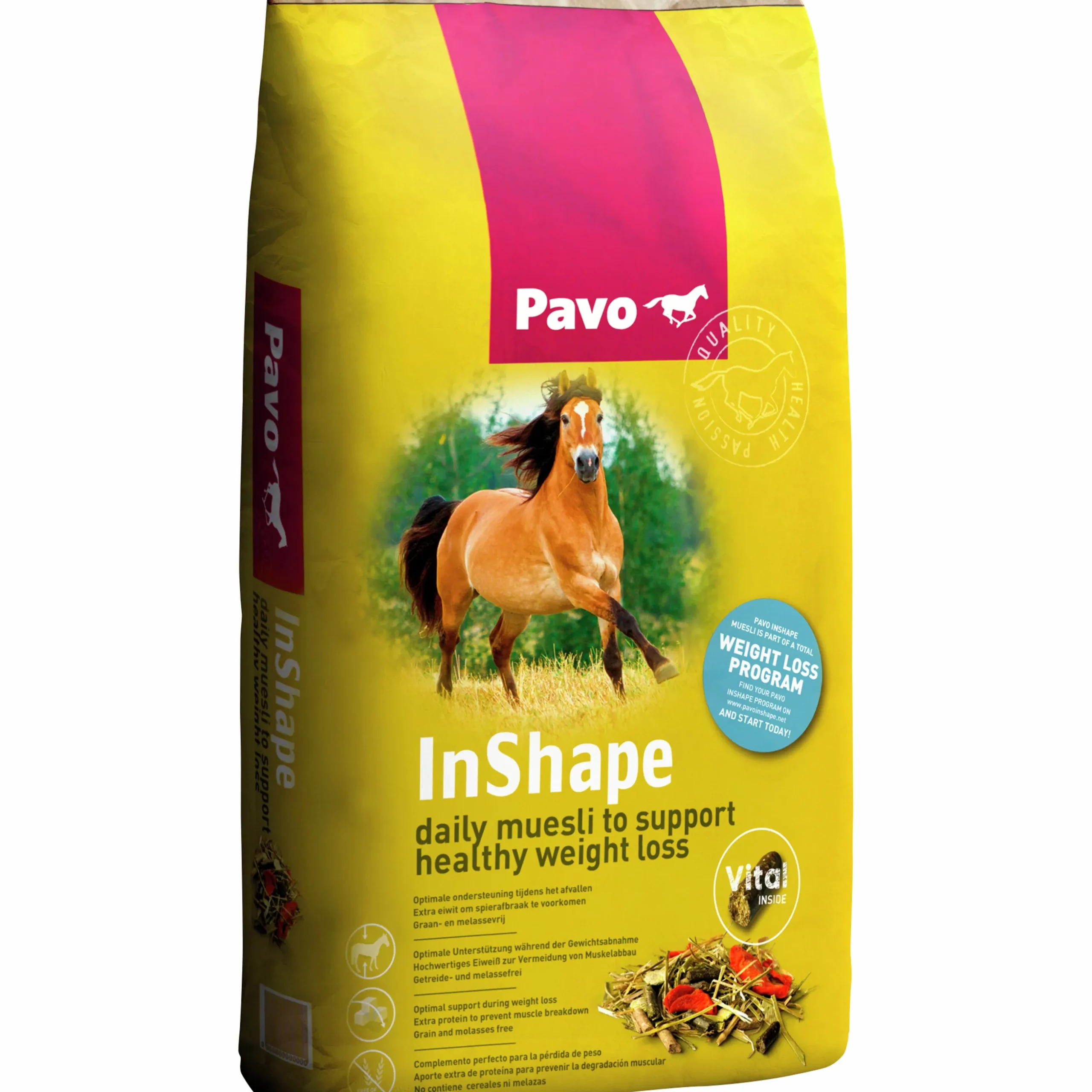 Hästfoder Pavo Inshape 15kg