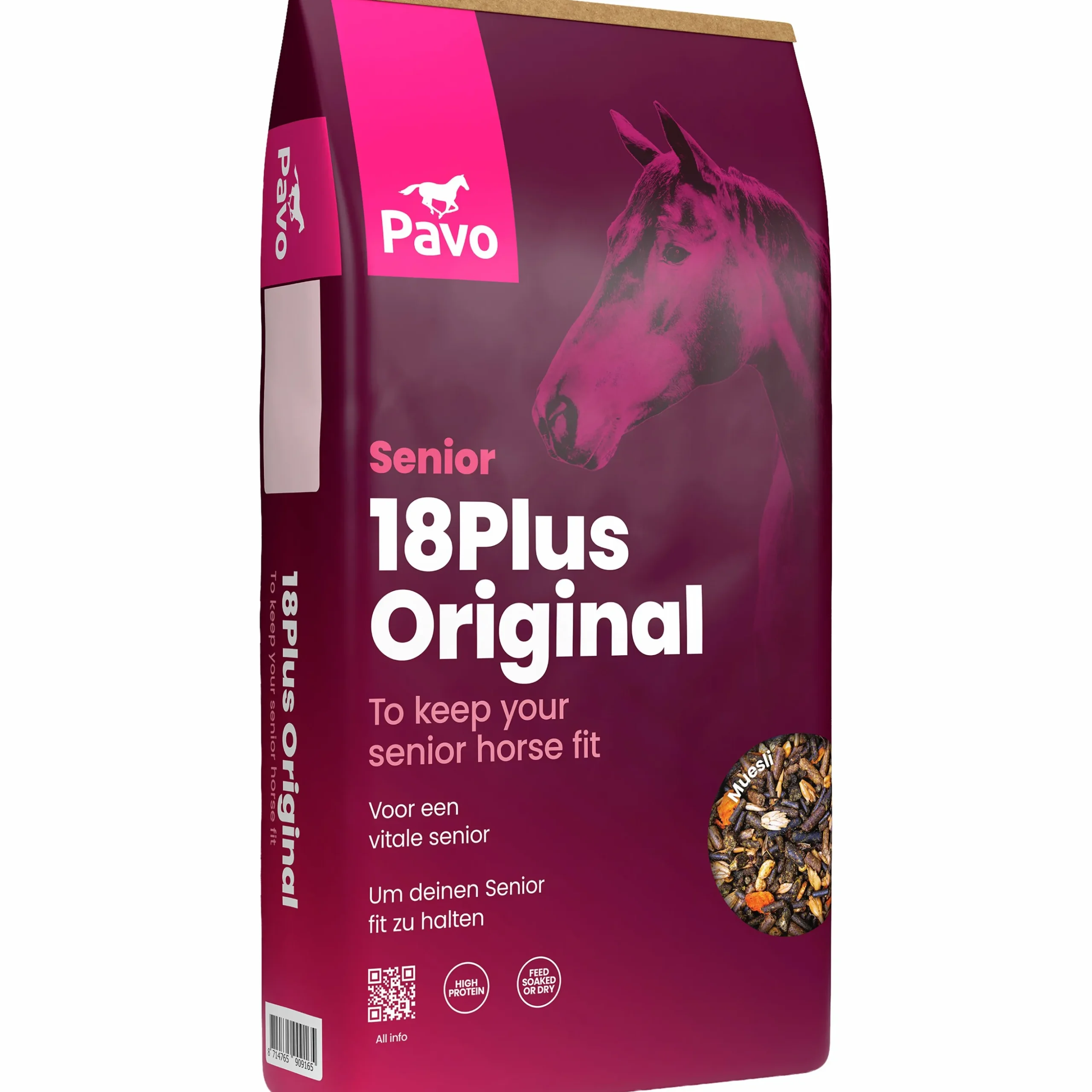 Hästfoder Pavo 18Plus Original 15kg