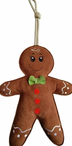 Häst- & Hundleksak Hansbo Sport Pepparkaksgubbe Mocka 35,5x27cm