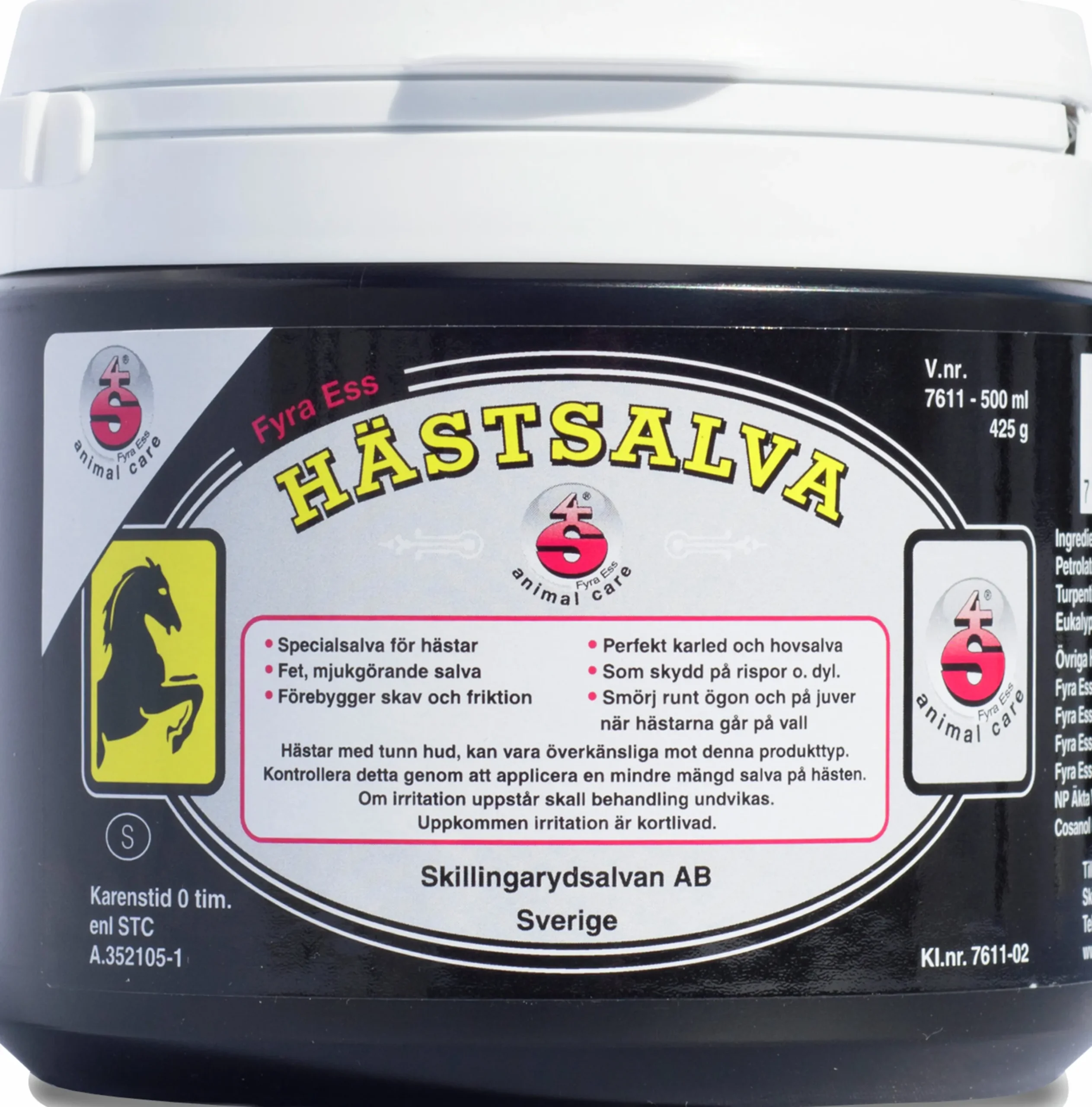 Hästsalva Fyra Ess Skillingarydsalva 500ml