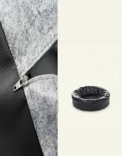 Hundbädd Bia Bed Ortho Rund Svart 50cm