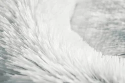 Hundbädd Hunter Loppa Donut Fluffig Vit 50cm