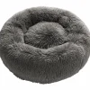 Hundbädd Hunter Loppa Donut Fluffig Antracitgrå 60cm