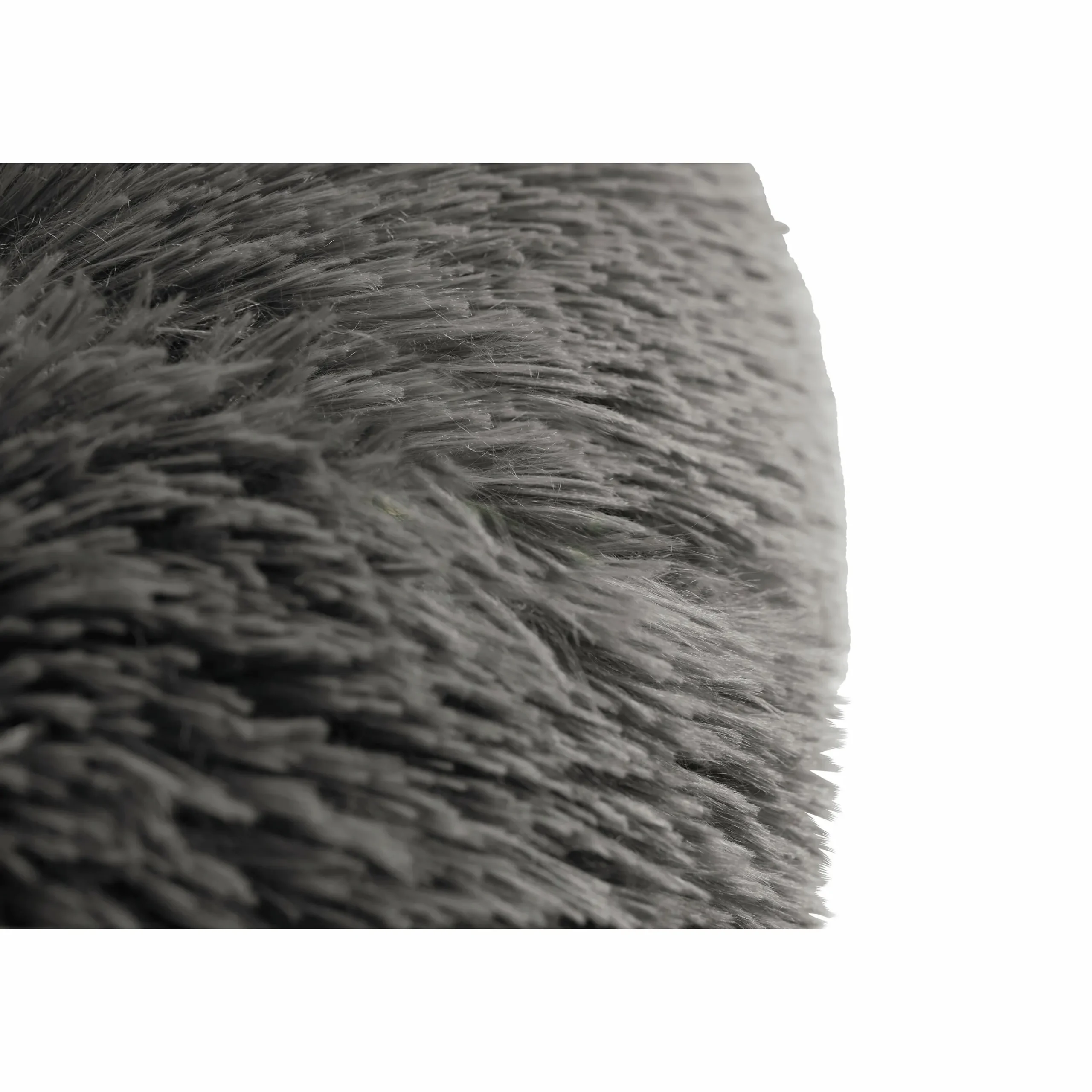 Hundbädd Hunter Loppa Donut Fluffig Antracitgrå 50cm