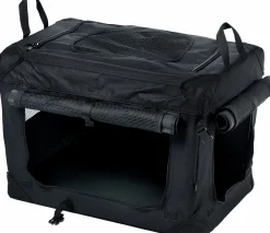 Hundbur Dogman Milou Canvas Svart