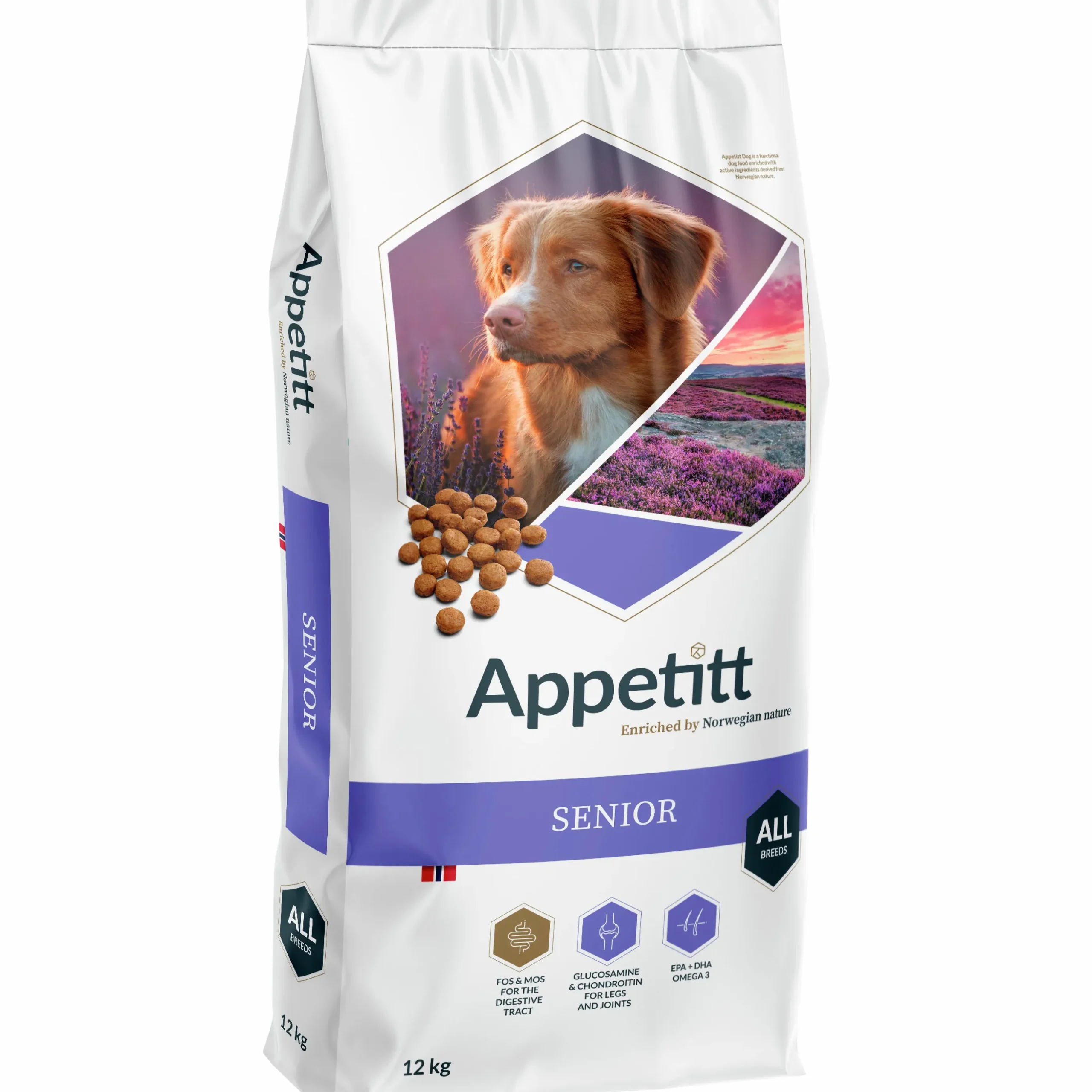 Hundfoder Appetitt Senior 12kg