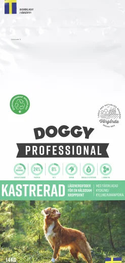 Hundfoder Doggy Professional Kastrerad