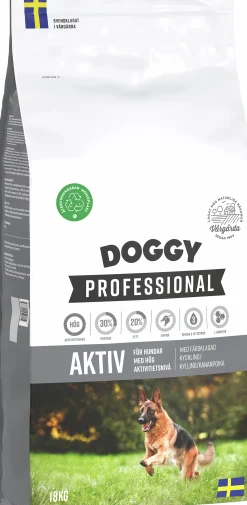 Hundfoder Doggy Professional Aktiv 18kg