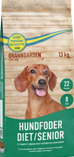 Hundfoder Granngården Diet/Senior 13kg