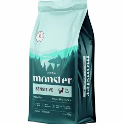 Hundfoder Monster Adult All Breed Sensitive White Fish 12kg
