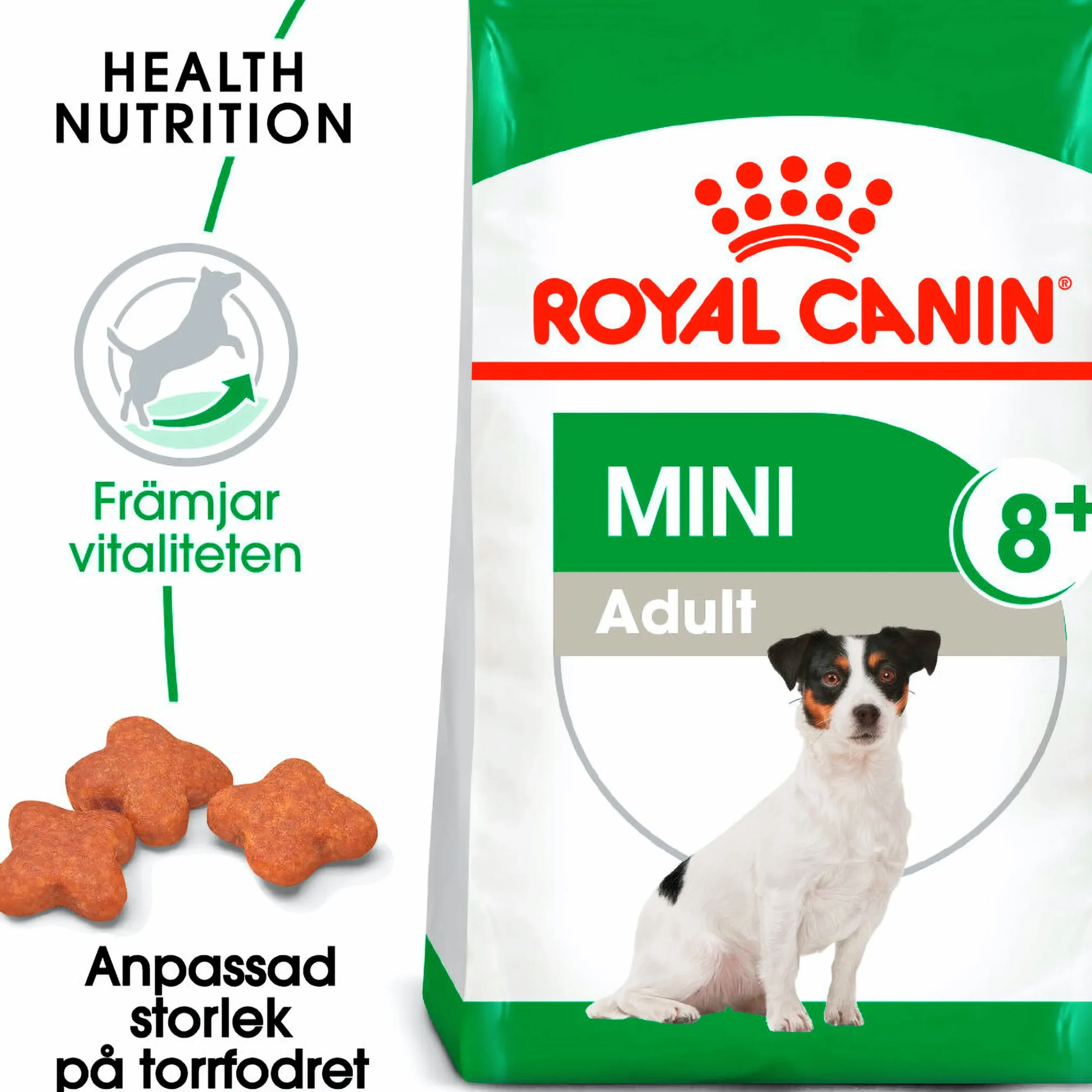 Hundfoder Royal Canin Mini Adult 8+ 2kg