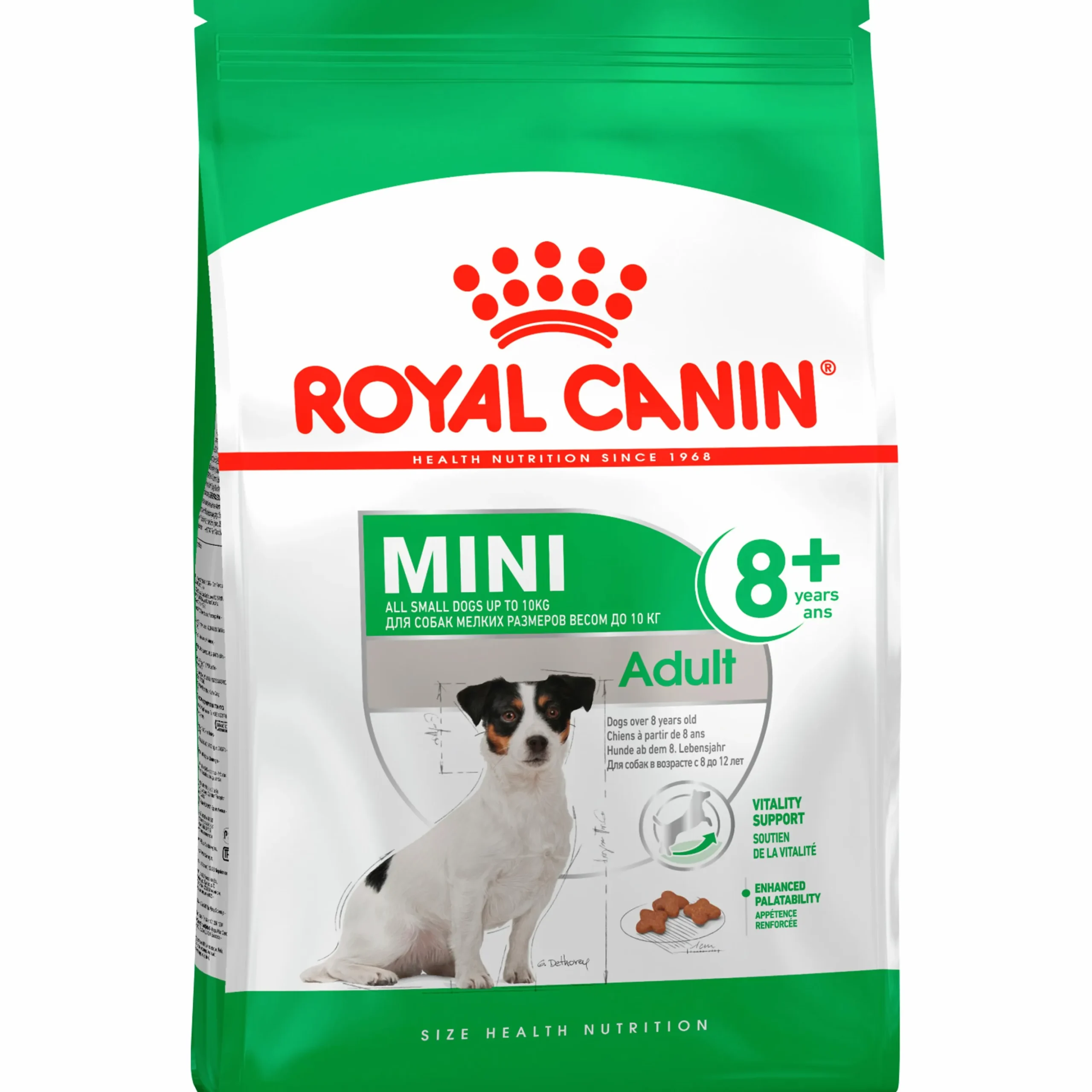 Hundfoder Royal Canin Mini Adult 8+ 8kg