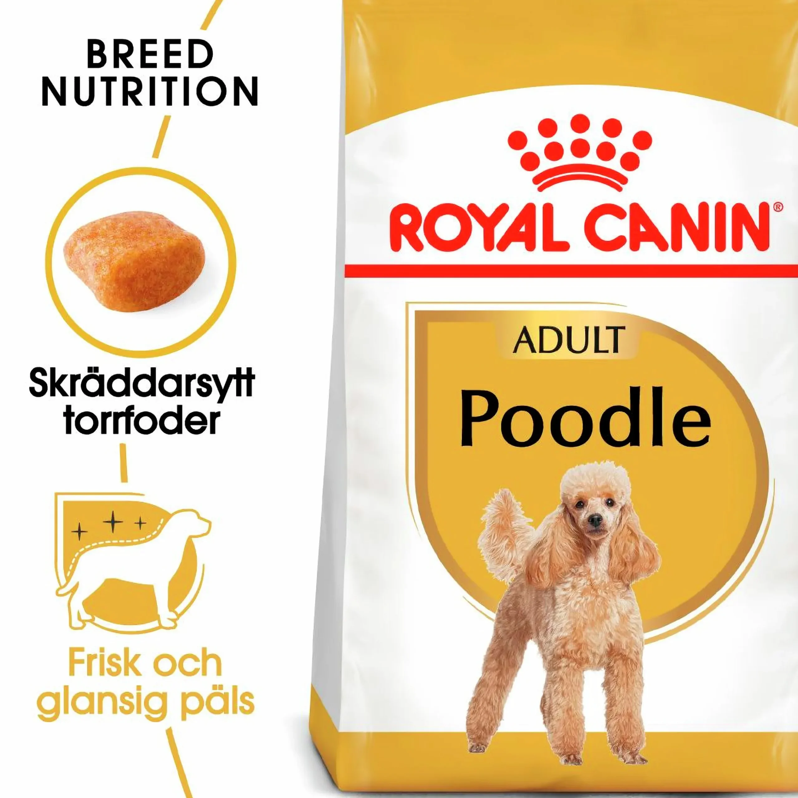 Hundfoder Royal Canin Poodle Adult 7,5kg
