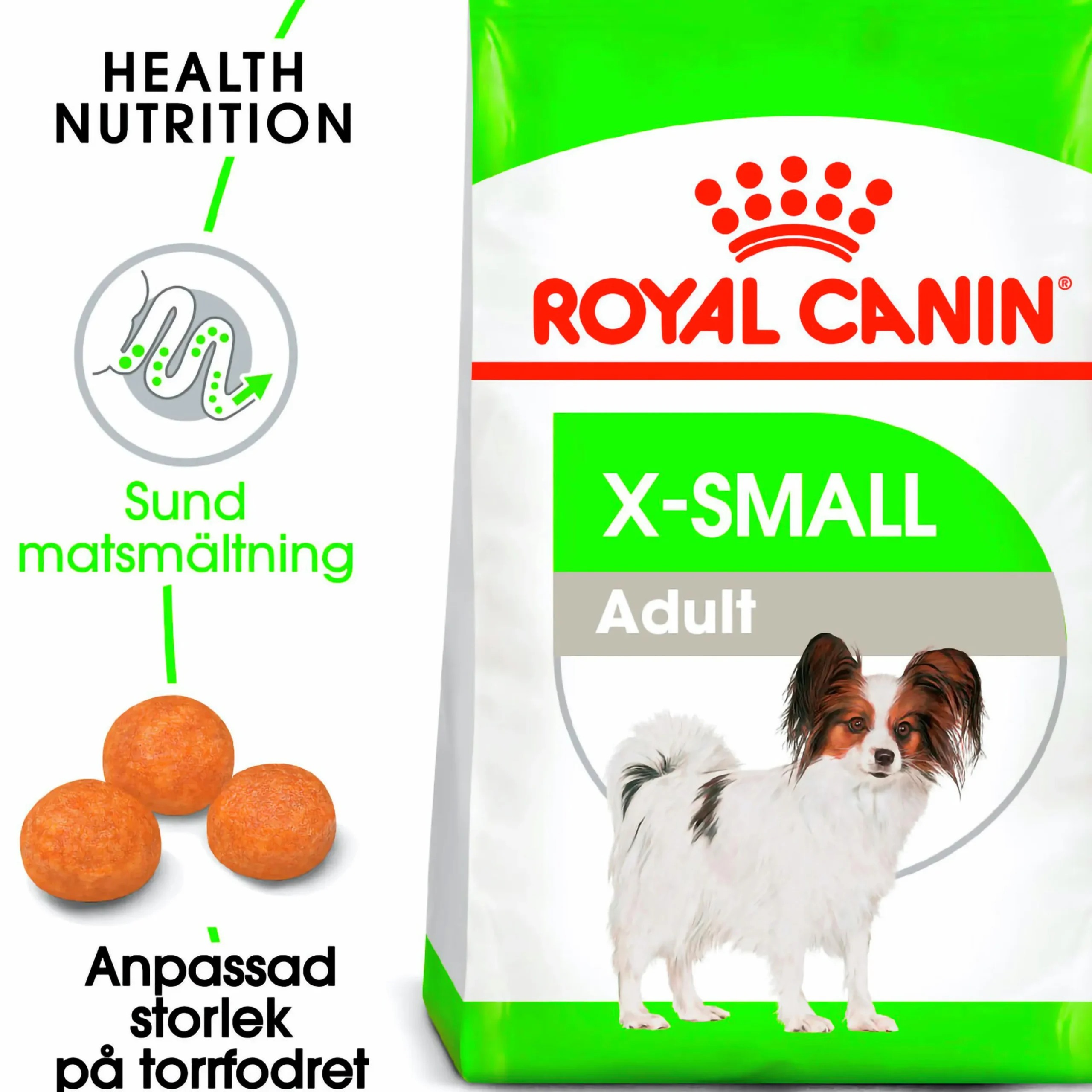 Hundfoder Royal Canin X-Small Adult 1,5kg