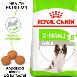 Hundfoder Royal Canin X-Small Adult 8+ 1,5kg