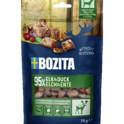 Hundgodis Bozita Snacks Meaty Bites Elk & Duck 70g