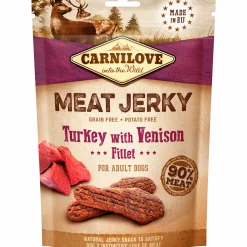 Hundgodis Carnilove Meat Jerky Turkey & Venison 100g