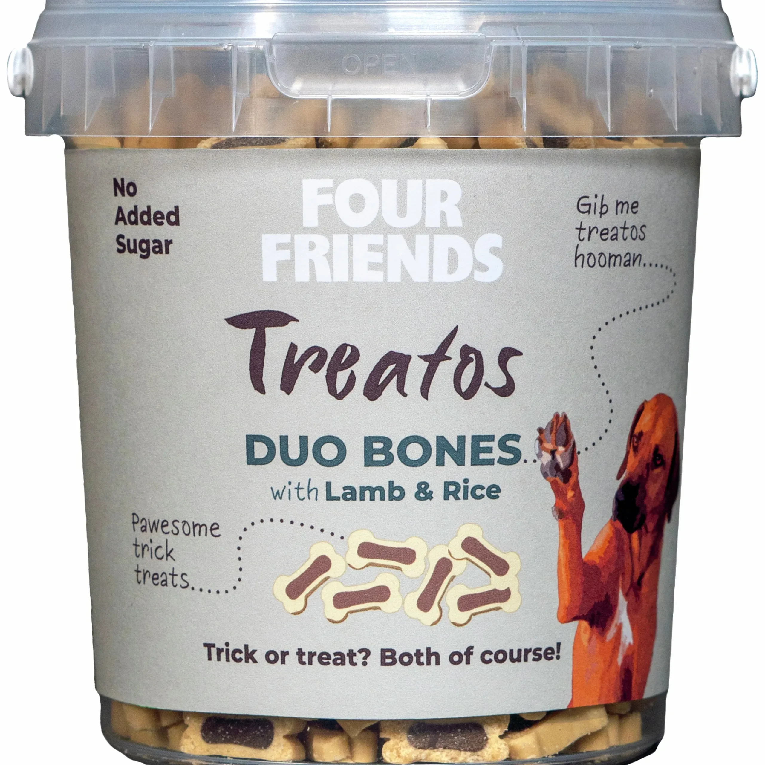 Hundgodis Four Friends Duo Bones 500g