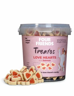 Hundgodis Four Friends Love Hearts 500g