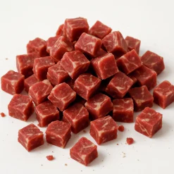 Hundgodis Four Friends Salmon Steak Cubes 100g