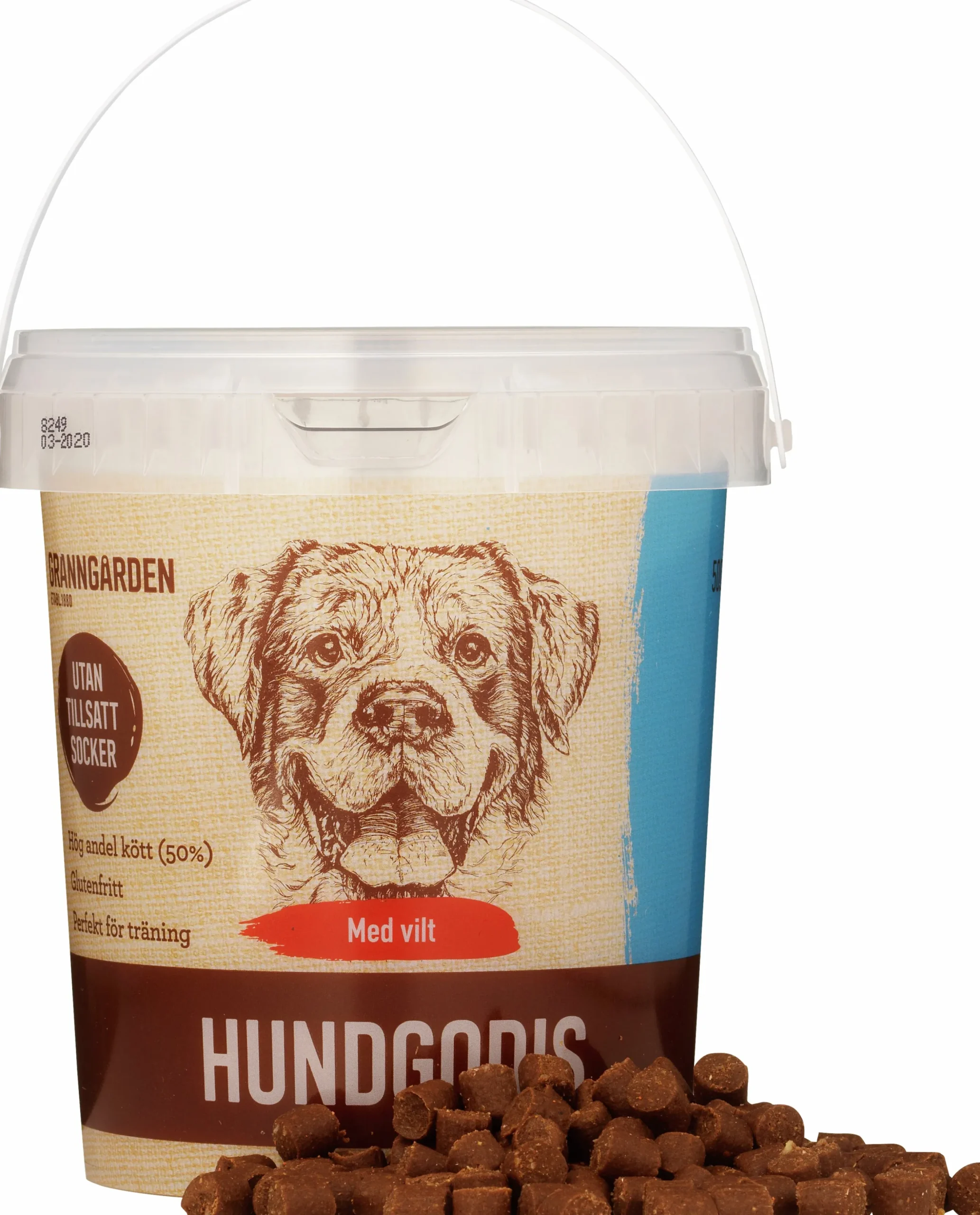 Hundgodis Granngården Glutenfri Vilt 500g
