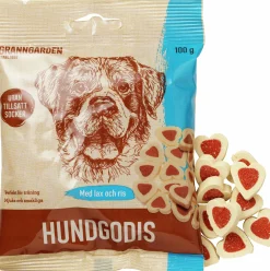 Hundgodis Granngården Lax & Ris 100g