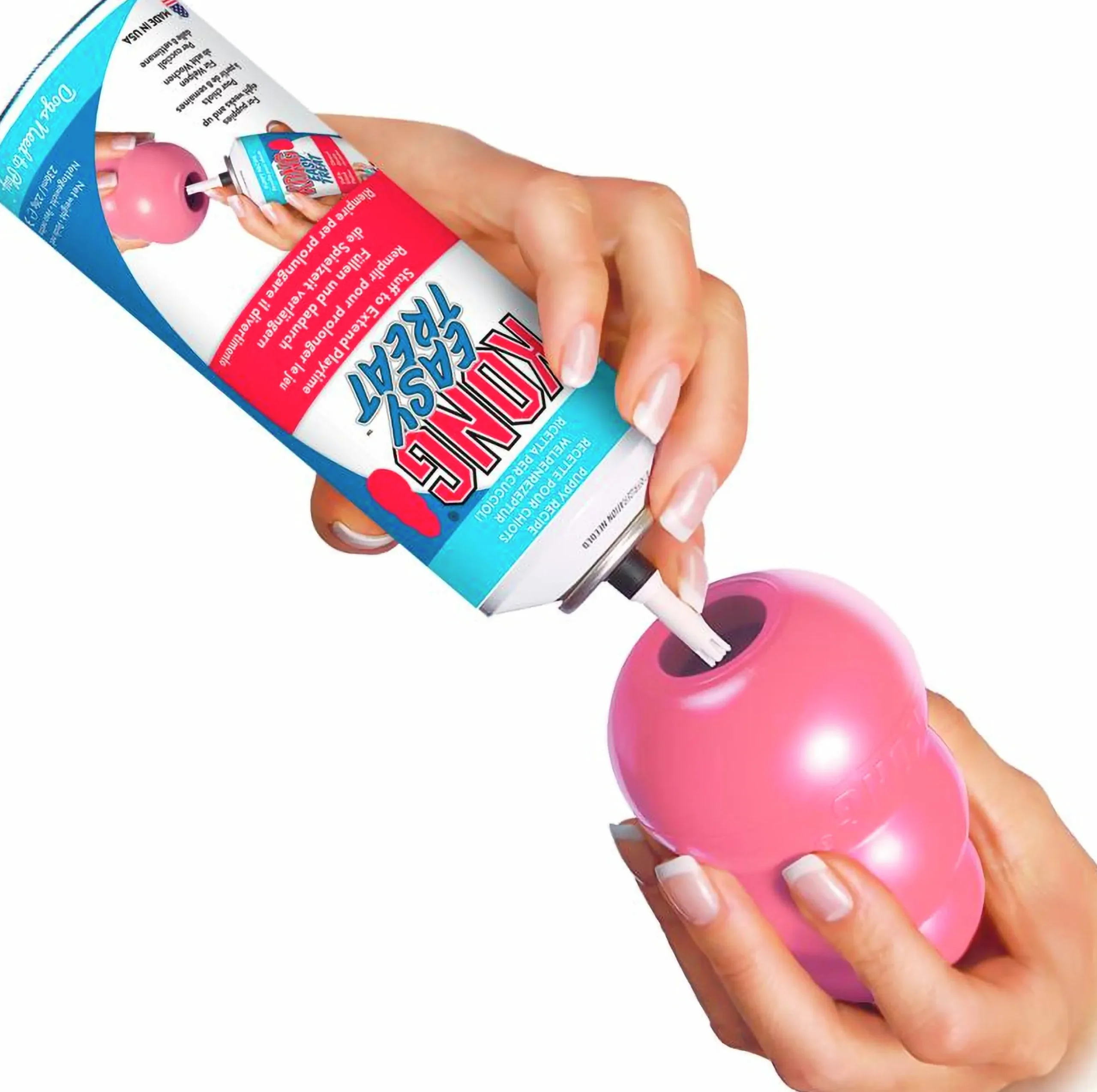 Hundgodis Kong Easy Treat Puppy Pastej Leversmak 236ml