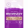 Hundgodis Monster Dog Treats Duck & Red Beet 100g