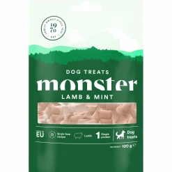 Hundgodis Monster Dog Treats Lamb & Mint 100g