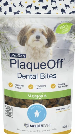 Hundgodis PlaqueOff Dental Bites 60g