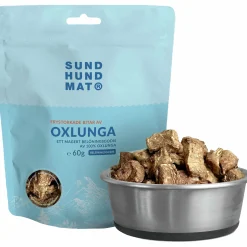 Hundgodis Sund Hundmat Frystorkad Oxlunga 60g