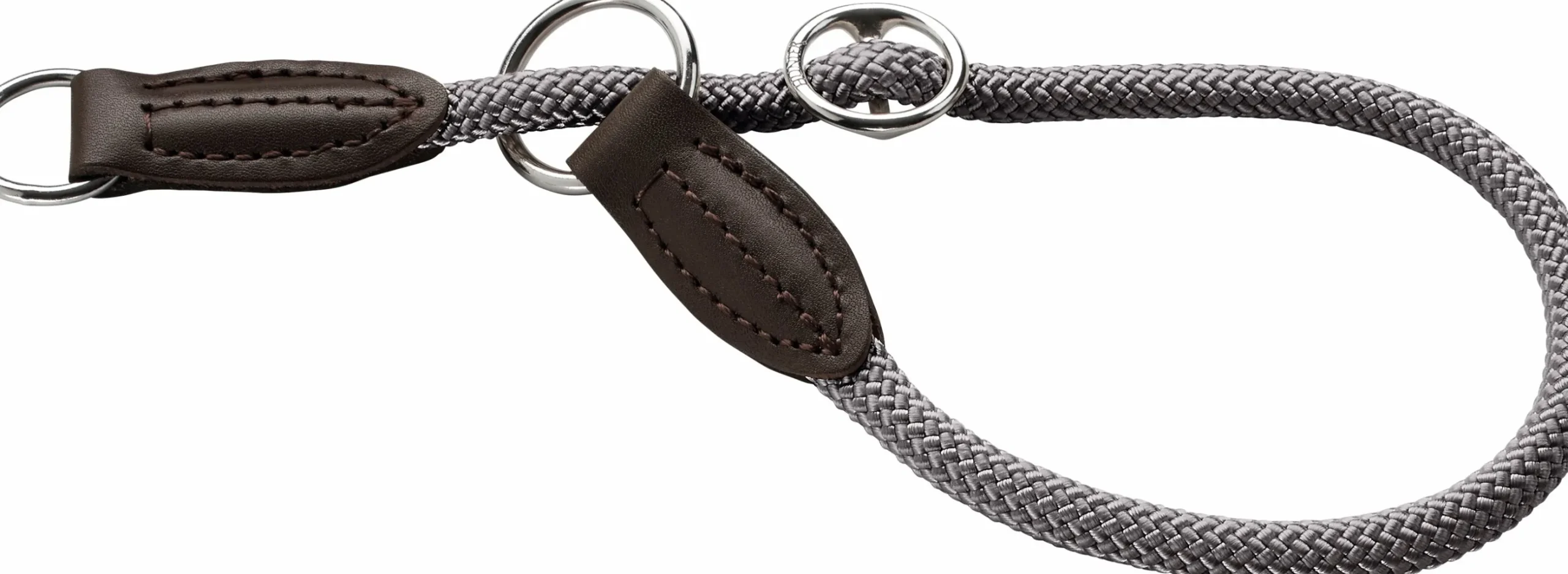 Hundhalsband Hunter Freestyle Halvstryp Grå