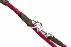 Hundkoppel Hunter Freestyle Justerbart Bordeaux