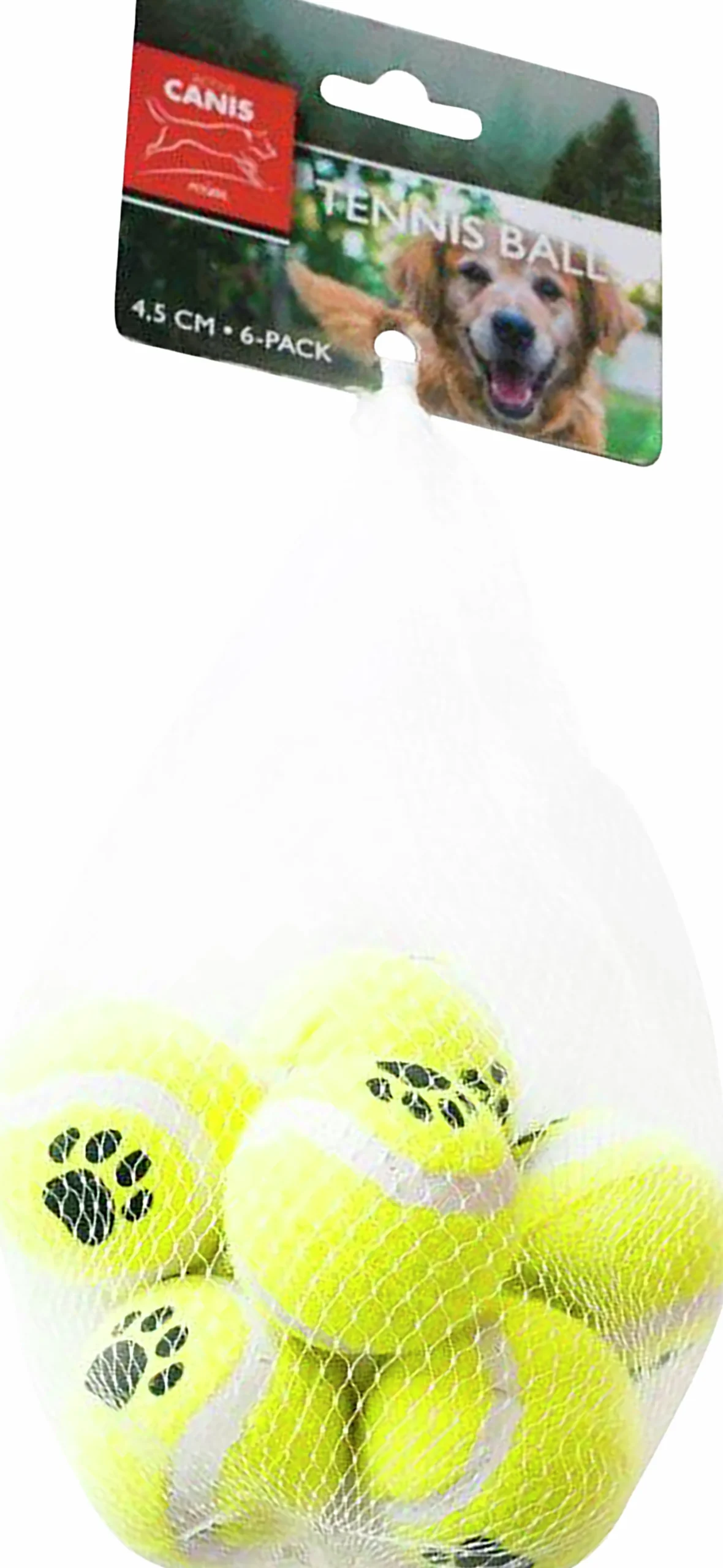 Hundleksak Active Canis Tennisboll 4,5cm 6-p