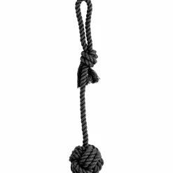 Hundleksak Dogman Repboll med handtag Svart M 35cm