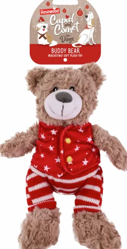 Hundleksak Jul Rosewood Buddy Bear 30cm