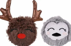 Hundleksak Jul Rosewood Reindeer & Penguin