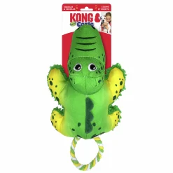 Hundleksak Kong Cozie Tuggz Alligator M/L 38cm