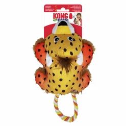 Hundleksak Kong Cozie Tuggz Cheetah S/M 34cm