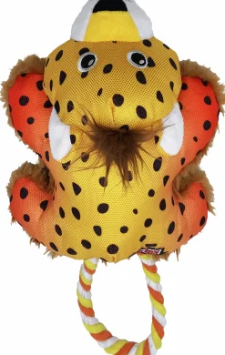Hundleksak Kong Cozie Tuggz Cheetah S/M 34cm