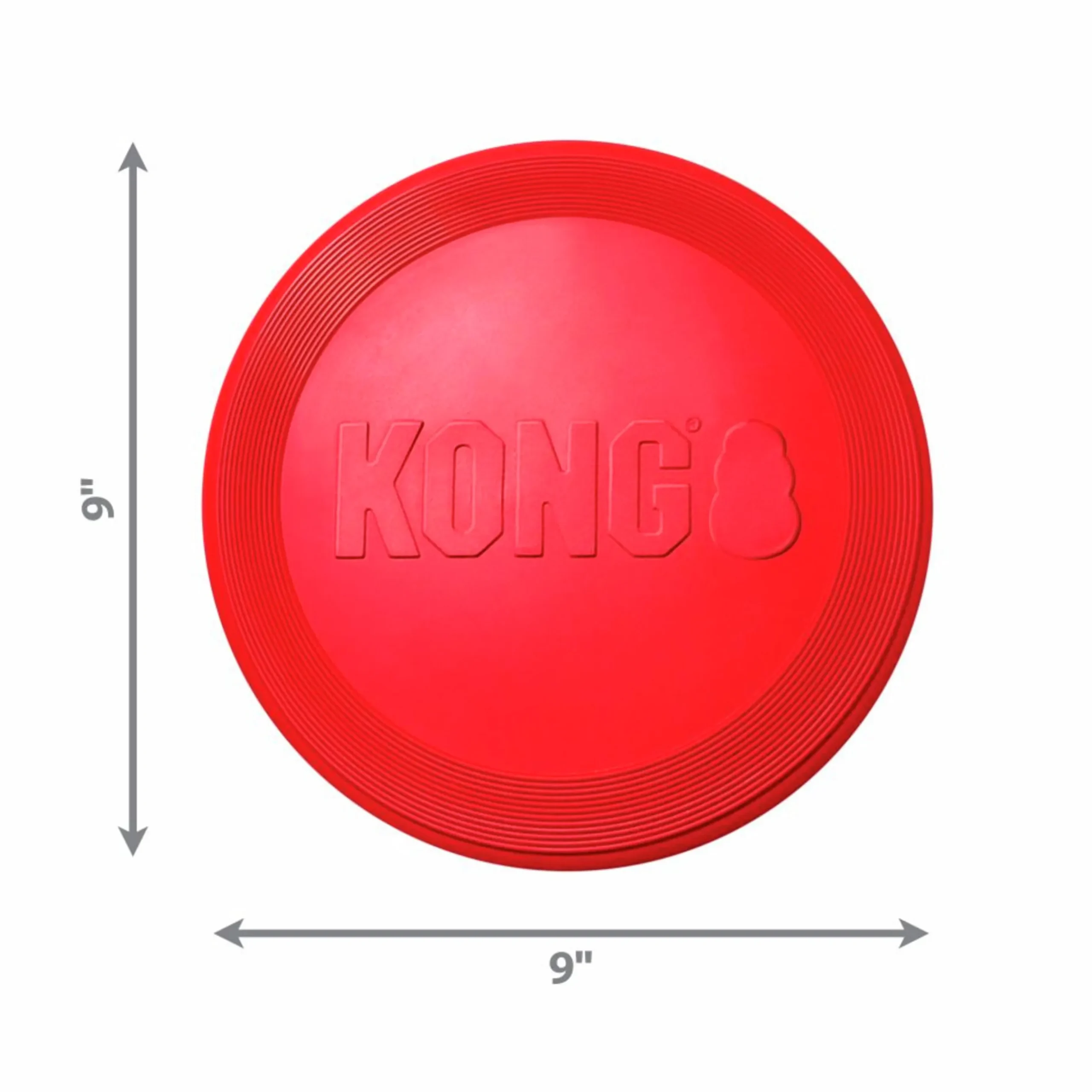 Hundleksak Kong Flyer Röd L Ø23cm