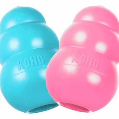 Hundleksak Kong Puppy Blandade färger S