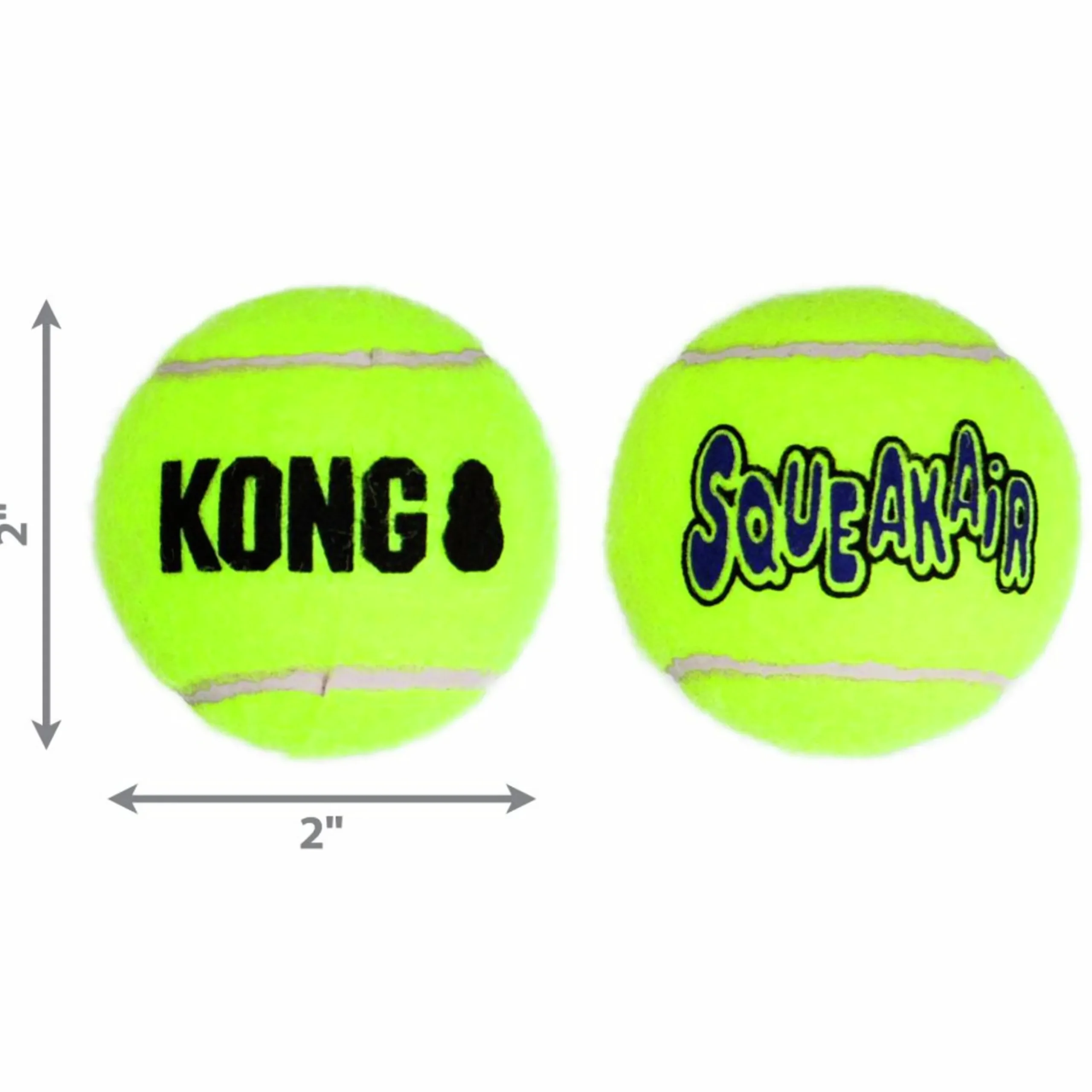 Hundleksak Kong SqueakAir Balls S 3-p