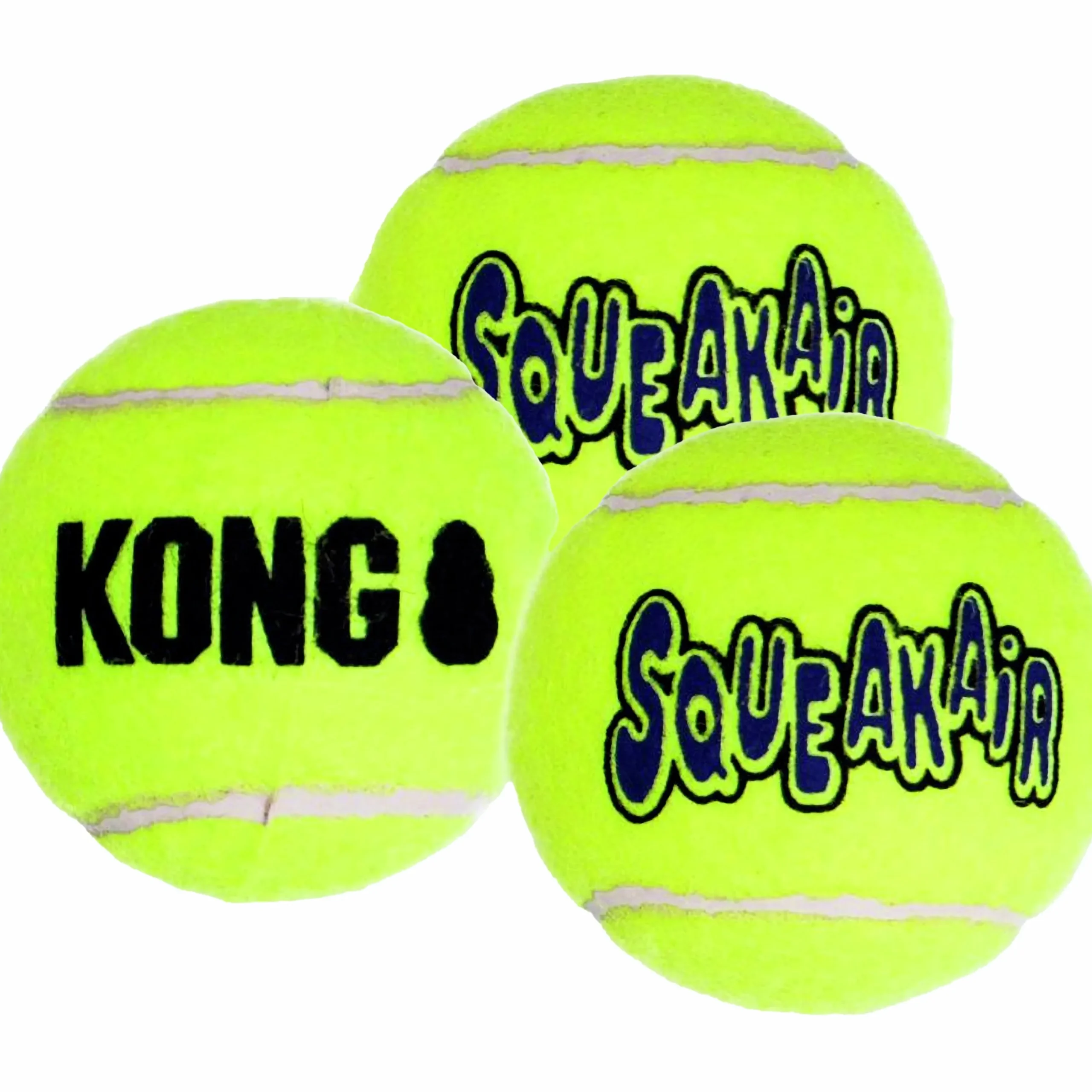 Hundleksak Kong SqueakAir Balls S 3-p