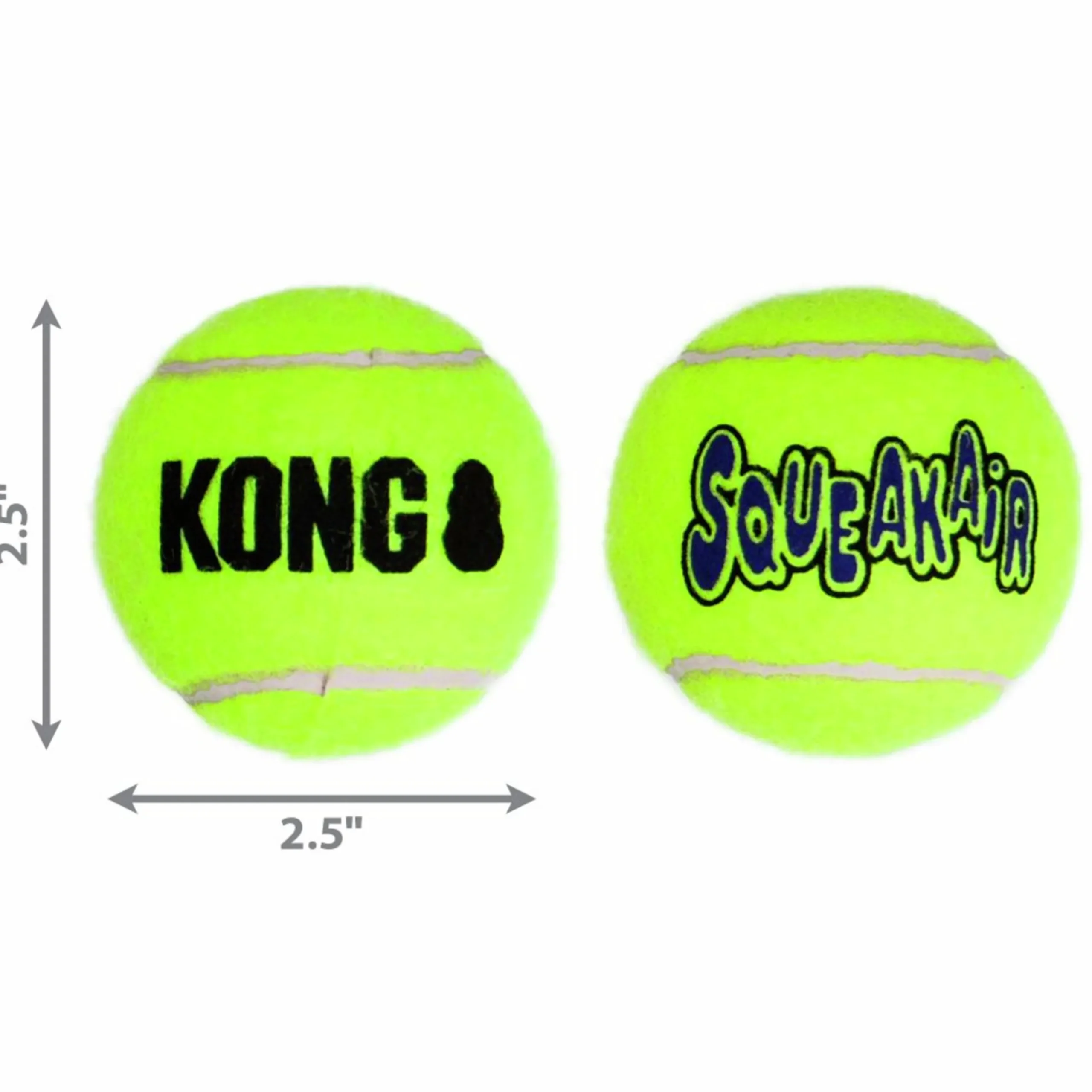 Hundleksak Kong SqueakAir Balls M 3-p