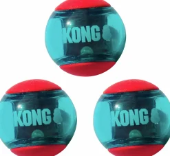 Hundleksak Kong Squeezz Action Ball 3-p