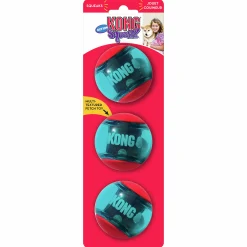 Hundleksak Kong Squeezz Action Ball 3-p
