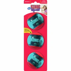 Hundleksak Kong Squeezz Action Ball 3-p