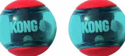Hundleksak Kong Squeezz Action Ball Red L 8cm 2-p